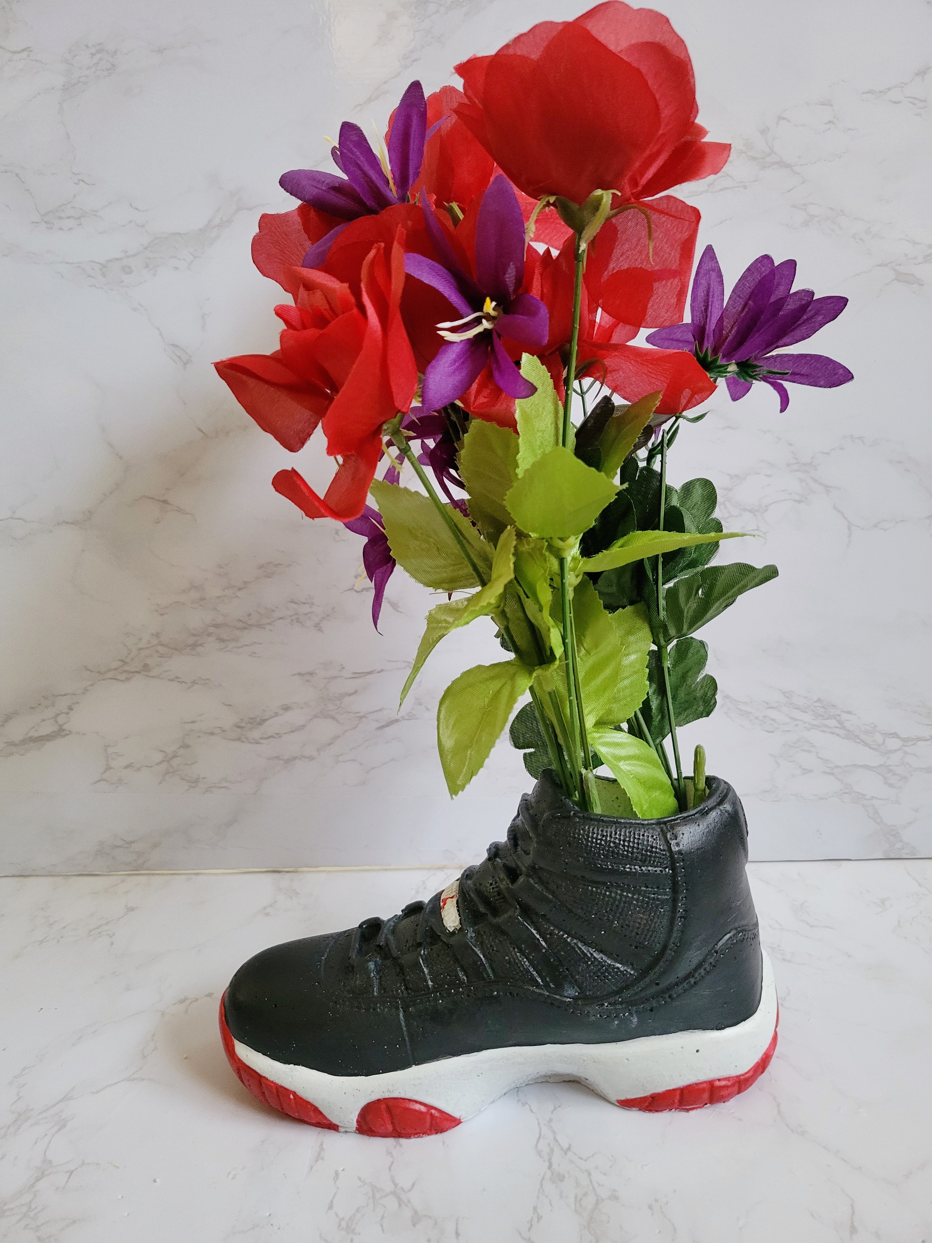 air jordan 1 planter Air Jordan 11 Inspired Plant Pot – CandlesWithAttitude